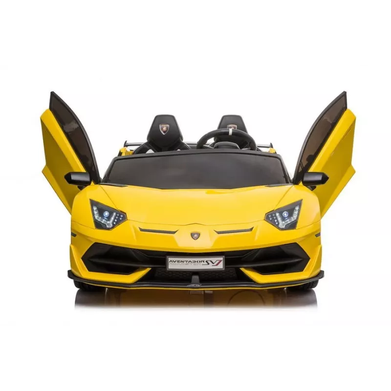 LEAN CARS Lamborghini Aventador SX2028 Samochodzik elektryczny dla dzieci, żółty