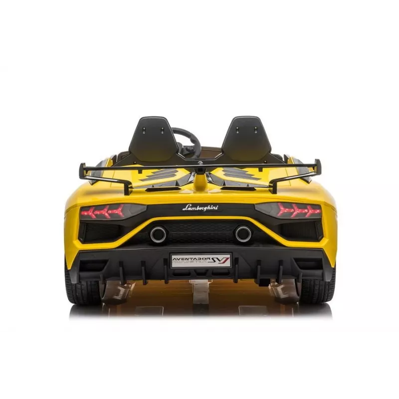 LEAN CARS Lamborghini Aventador SX2028 Samochodzik elektryczny dla dzieci, żółty