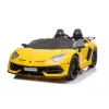 LEAN CARS Lamborghini Aventador SX2028 Samochodzik elektryczny dla dzieci, żółty