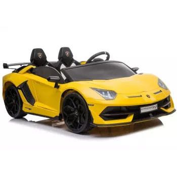 LEAN CARS Lamborghini Aventador SX2028 Samochodzik elektryczny dla dzieci, żółty