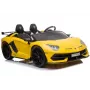 LEAN CARS Lamborghini Aventador SX2028 Samochodzik elektryczny dla dzieci, żółty