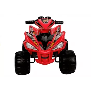 LEAN CARS Medium Quad Red - Elektryczny pojazd jezdny