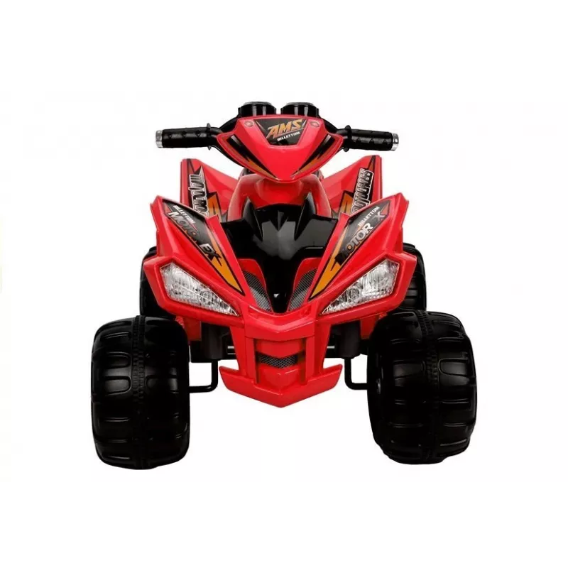 LEAN CARS Medium Quad Red - Elektryczny pojazd jezdny