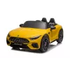LEAN CARS Mercedes AMG SL63 Samochód na baterie, malowany na żółto