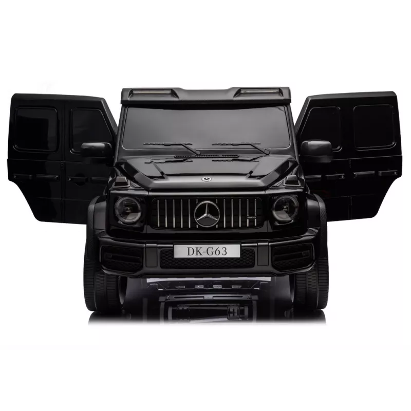 LEAN CARS Mercedes G63 XXL MP4 24V 4x4 Black Ride-On Car z pilotem