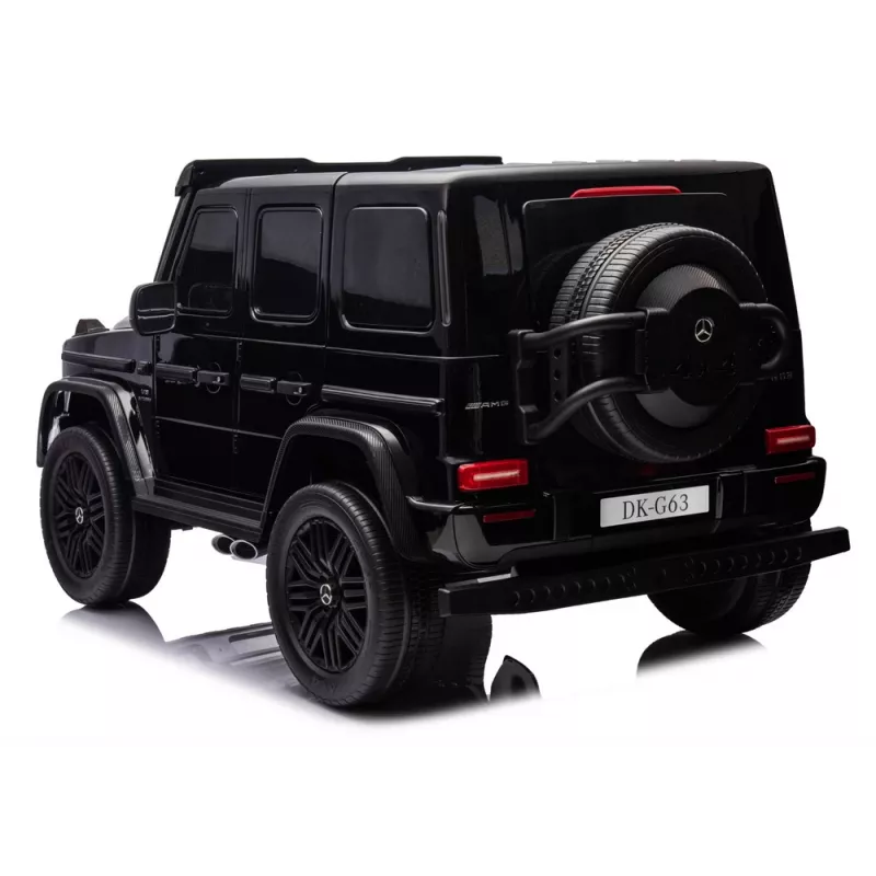 LEAN CARS Mercedes G63 XXL MP4 24V 4x4 Black Ride-On Car z pilotem
