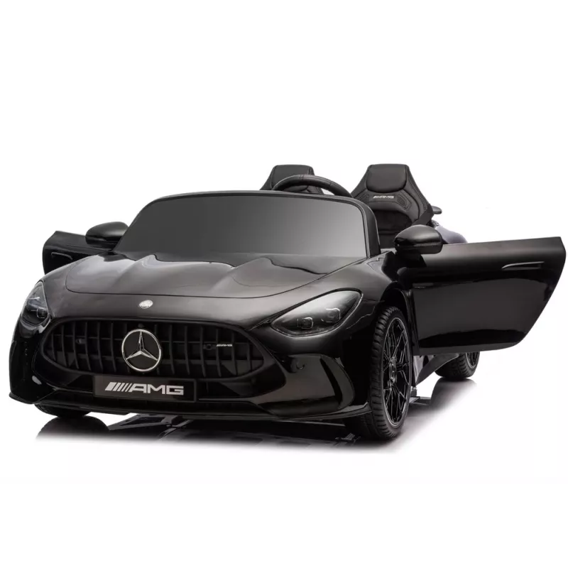 LEAN CARS Mercedes GT63 AMG DK-GT63 24V LCD Samochód na baterię z cichym silnikiem Czarny