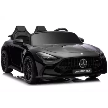 LEAN CARS Mercedes GT63 AMG DK-GT63 24V LCD Samochód na baterię z cichym silnikiem Czarny