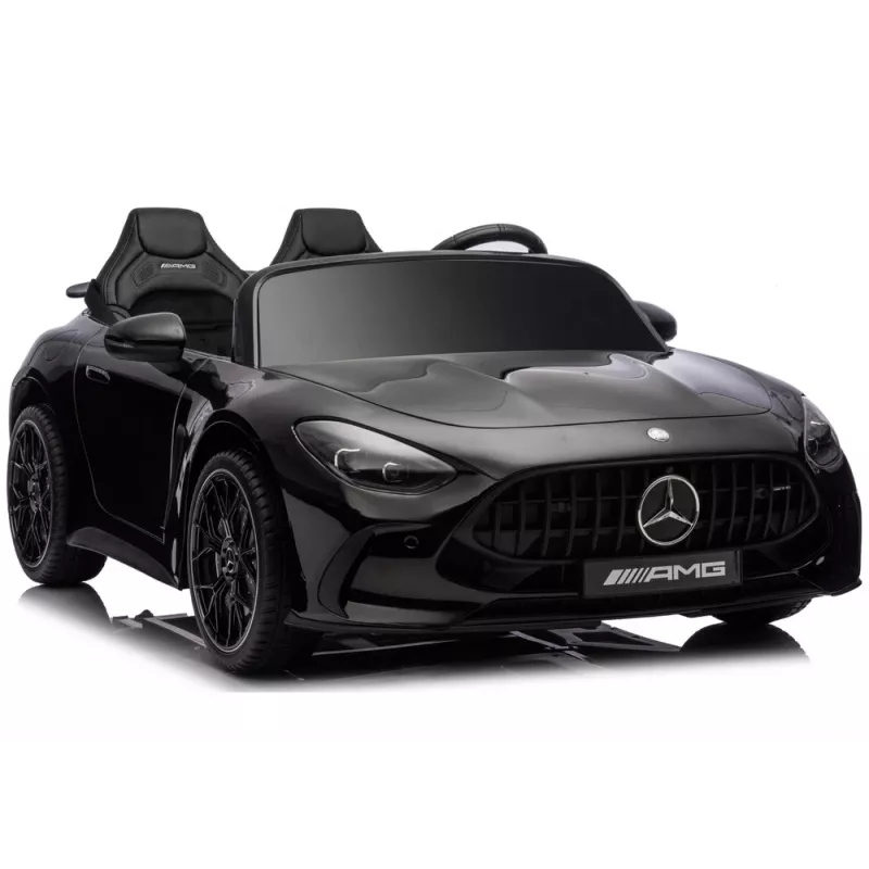 LEAN CARS Mercedes GT63 AMG DK-GT63 24V LCD Samochód na baterię z cichym silnikiem Czarny
