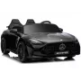 LEAN CARS Mercedes GT63 AMG DK-GT63 24V LCD Samochód na baterię z cichym silnikiem Czarny