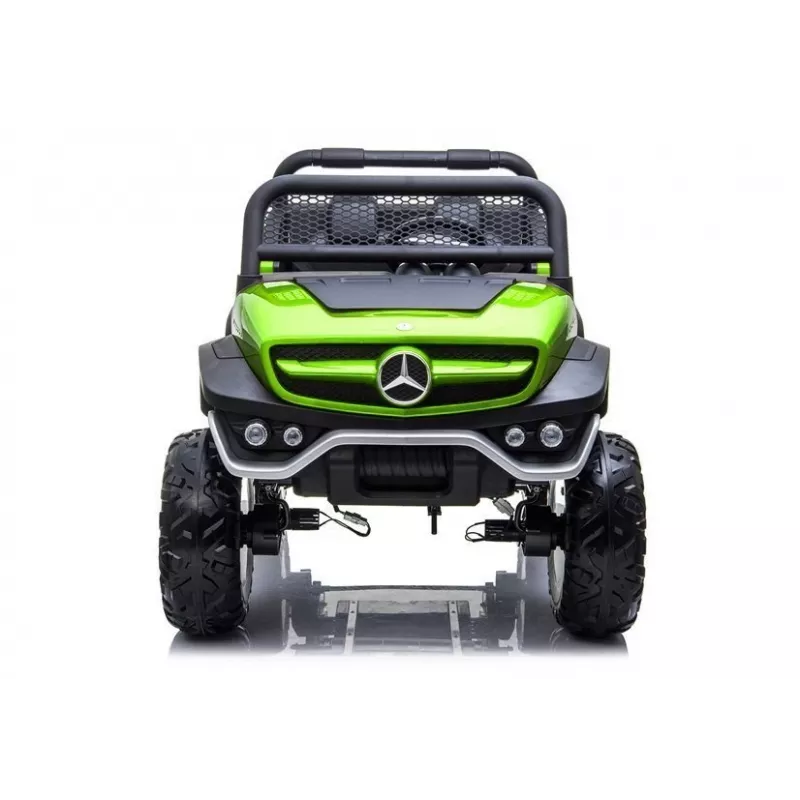 LEAN CARS Mercedes Unimog 12V elektryczny samochód do jazdy zielony