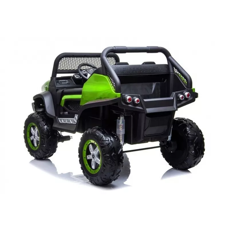 LEAN CARS Mercedes Unimog 12V elektryczny samochód do jazdy zielony