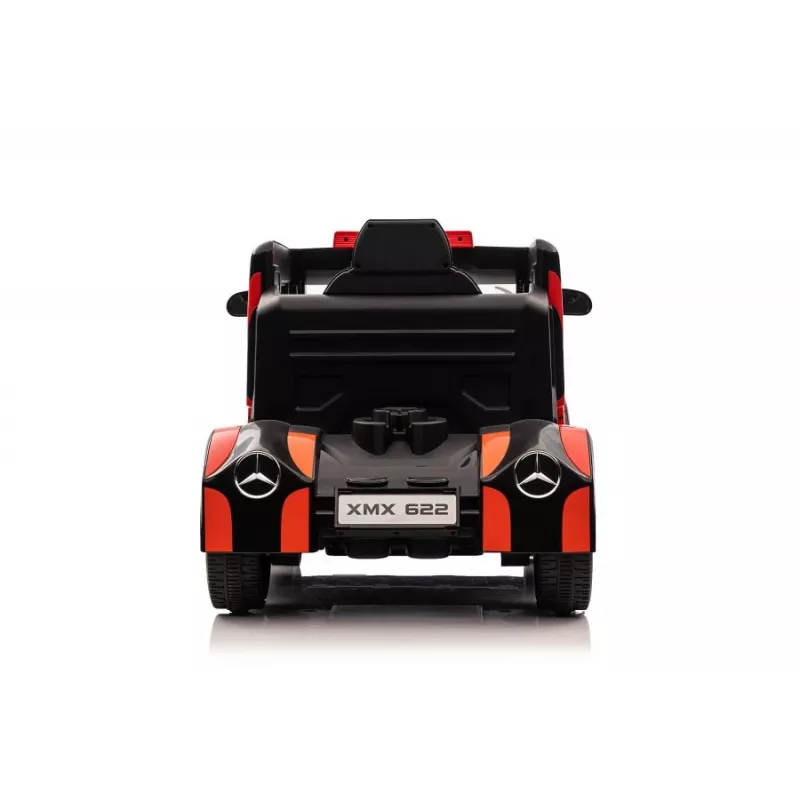 LEAN CARS Mercedes XMX622 Red Ride-On Truck z diodami LED