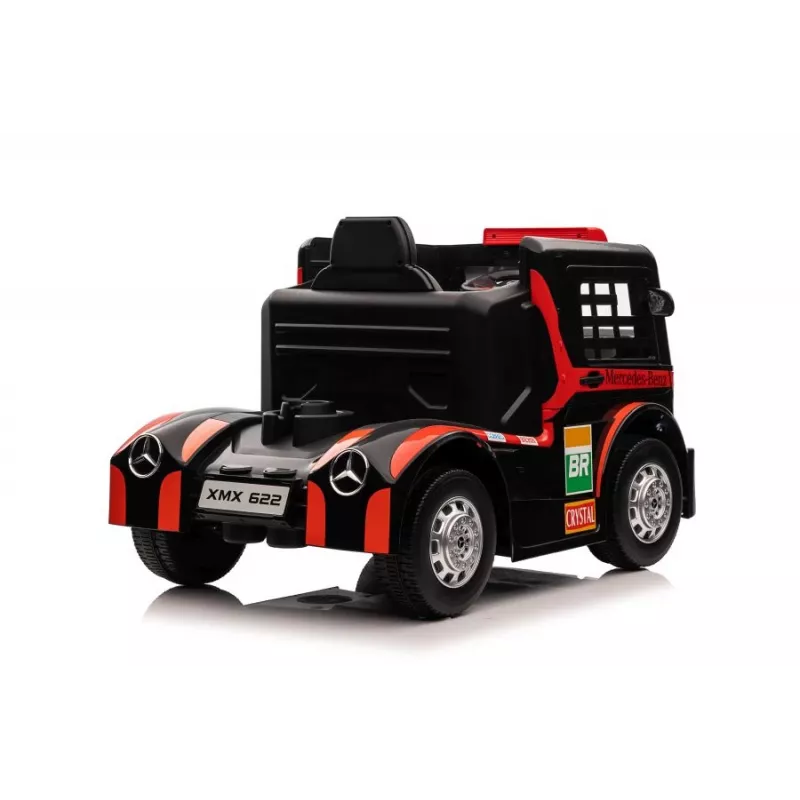 LEAN CARS Mercedes XMX622 Red Ride-On Truck z diodami LED