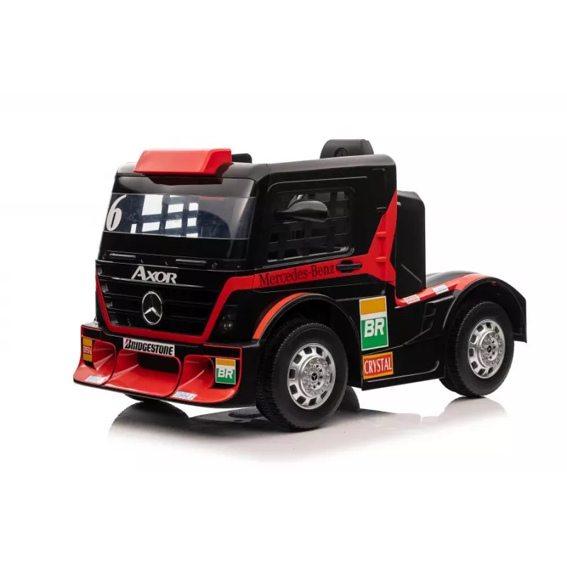 LEAN CARS Mercedes XMX622 Red Ride-On Truck z diodami LED