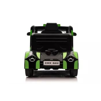 LEAN CARS Mercedes XMX622 Truck z baterią, światłami LED i pilotem, zielony