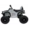 LEAN CARS Quad BDM0906 Elektryczny pojazd jezdny z pompowanymi kołami, światłami LED i MP3 Biały