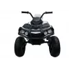 LEAN CARS Quad BDM0906 Elektryczny pojazd jezdny z pompowanymi kołami, światłami LED i MP3 Biały