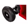 LEAN CARS Quad BDM0906 Elektryczny pojazd jezdny z pompowanymi kołami, światłami LED, MP3 - Czerwony