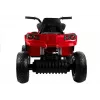 LEAN CARS Quad BDM0906 Elektryczny pojazd jezdny z pompowanymi kołami, światłami LED, MP3 - Czerwony