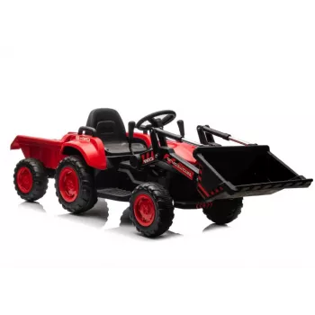 LEAN CARS Rechargeable Tractor with Bucket BW-X002A Red