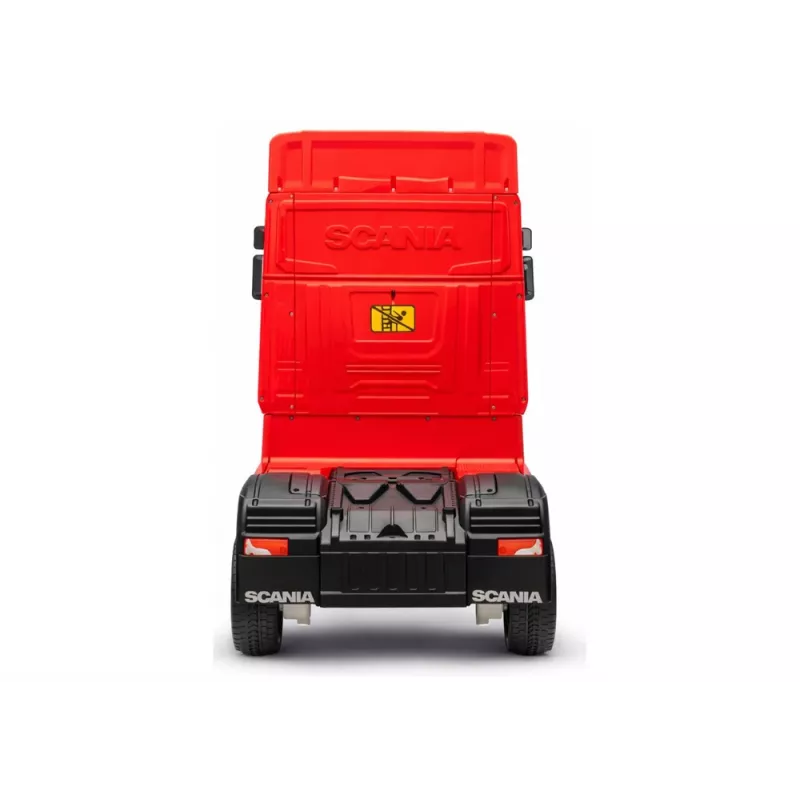 LEAN CARS Scania 500R HL698 12V elektryczny samochód na akumulator 4x4 czerwony malowany z pilotem