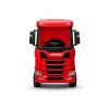 LEAN CARS Scania 500R HL698 12V elektryczny samochód na akumulator 4x4 czerwony malowany z pilotem