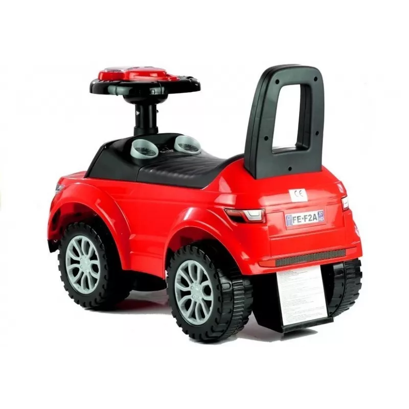 LEAN CARS Samochodzik dla Maluchów 613W Czerwony Dźwięk Światło