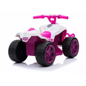 LEAN CARS TR1805 Elektryczny Quad na Akumulator Biało-Różowy