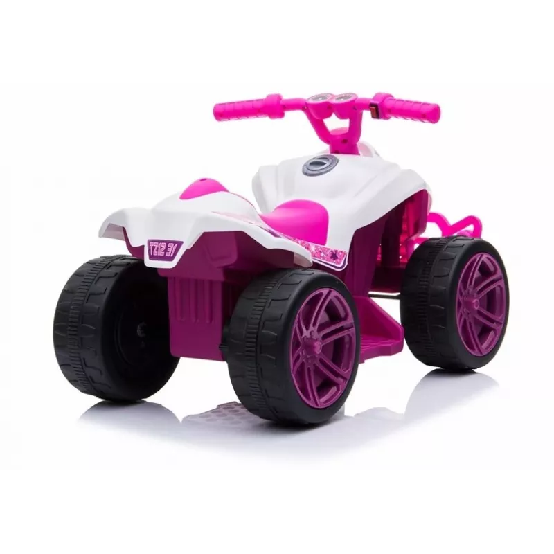 LEAN CARS TR1805 Elektryczny Quad na Akumulator Biało-Różowy