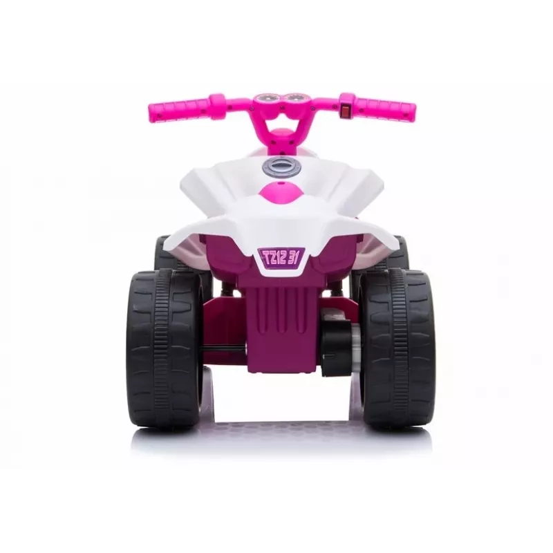 LEAN CARS TR1805 Elektryczny Quad na Akumulator Biało-Różowy