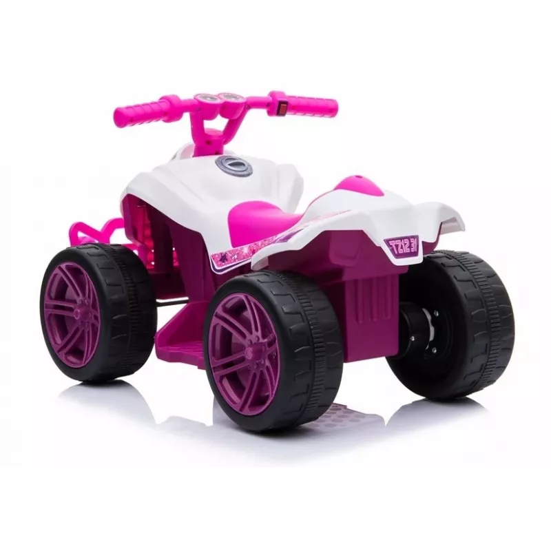LEAN CARS TR1805 Elektryczny Quad na Akumulator Biało-Różowy