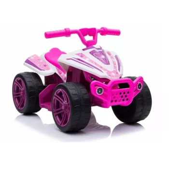 LEAN CARS TR1805 Elektryczny Quad na Akumulator Biało-Różowy