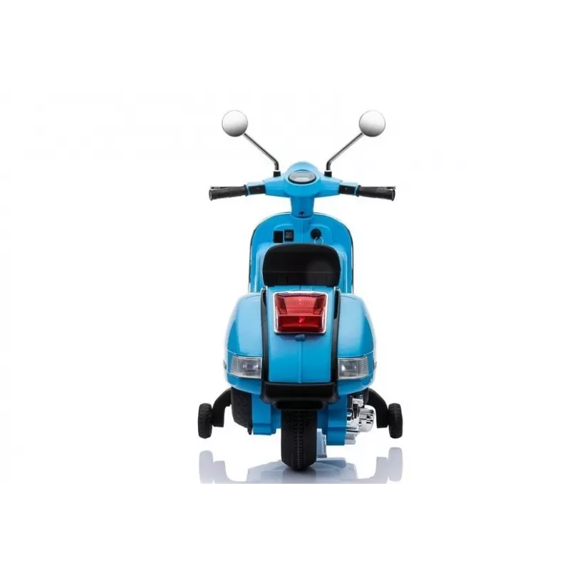 LEAN CARS Vespa Scooter Elektryczny Motocykl Jeździk - Niebieski