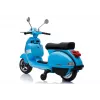 LEAN CARS Vespa Scooter Elektryczny Motocykl Jeździk - Niebieski
