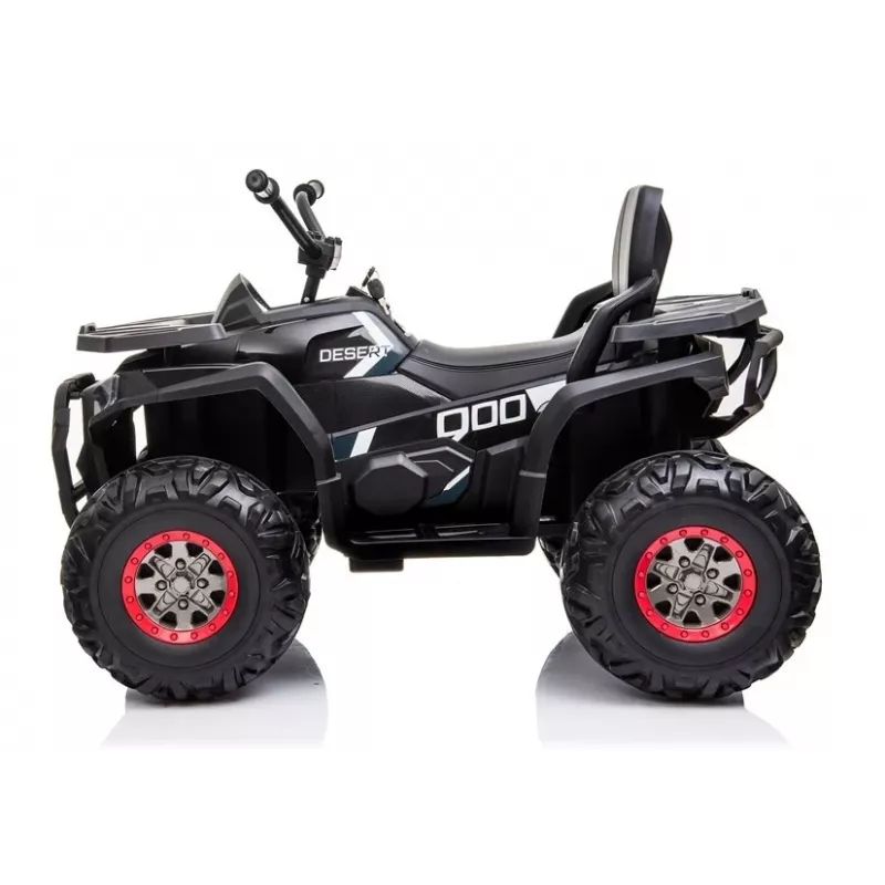 LEAN CARS XMX607 Elektryczny quad dla dzieci z lampami LED i MP3 - Czarny