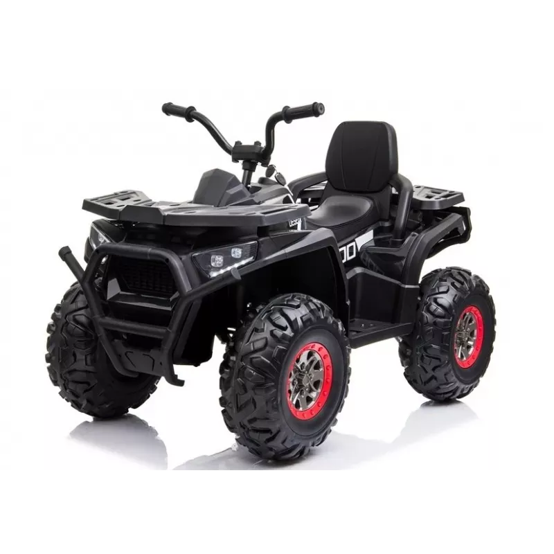 LEAN CARS XMX607 Elektryczny quad dla dzieci z lampami LED i MP3 - Czarny