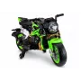 LEAN CARS XW-07 Motocykl elektryczny dla dzieci z podświetlanymi kołami LED, zielony