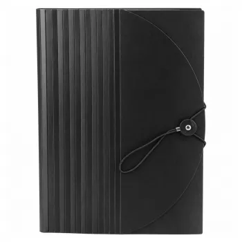 LEAN Folder Organizer na dokumenty, 25 przegródek, A4, czarny