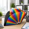 LEAN Folder Organizer na dokumenty, 25 przegródek, A4, czarny