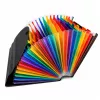 LEAN Folder Organizer na dokumenty, 25 przegródek, A4, czarny