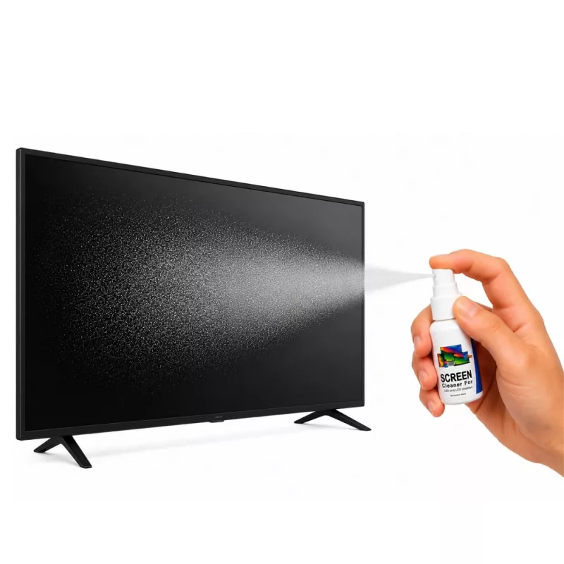 LEAN Płyn do czyszczenia ekranów LCD LED TFT komputerów i telefonów 100 ml ze ściereczką z mikrofibry