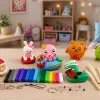 LEAN Plasticine Dough Accessories For Creating Jewelry Decorations 24 pcs.