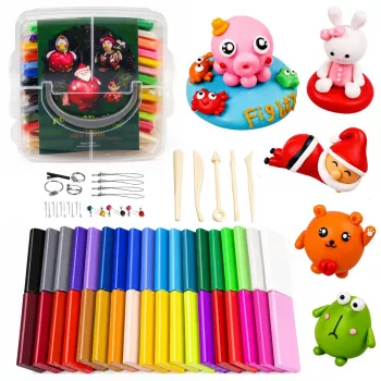 LEAN Plasticine Dough Accessories For Creating Jewelry Decorations 24 pcs.
