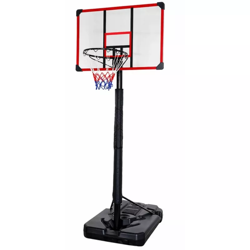 LEAN SPORT Kosz do koszykówki mobilny z regulacją wysokości 200-305 cm