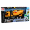 LEAN TOYS 1:12 RC Betoniarka - Metalowa kabina, światła, dźwięki, 2.4GHz, zasięg 30m