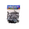 LEAN TOYS 17521 Zestaw 6 figurek zwierząt morskich - Orka, Rekin, Wieloryb, Delfin, Żółw i Płaszczka - Wielokolorowy