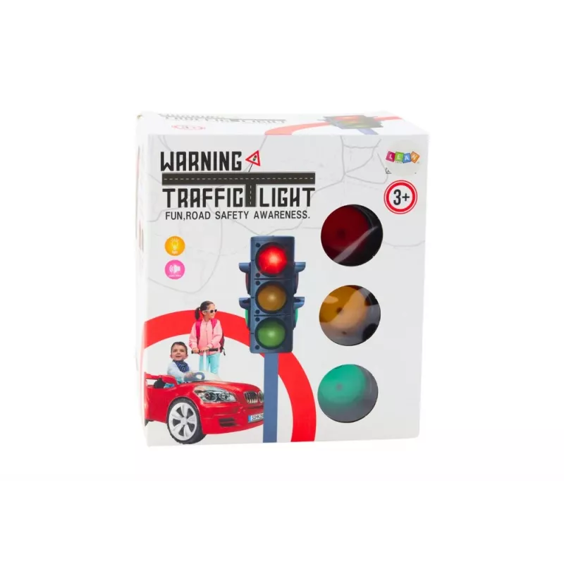 LEAN TOYS 20644 Sygnalizator świetlny z efektami świetlnymi i dźwiękowymi