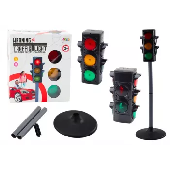 LEAN TOYS 20644 Sygnalizator świetlny z efektami świetlnymi i dźwiękowymi