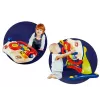 LEAN TOYS 3-in-1 Interaktywny Wózek dla Niemowląt z Kierownicą Dźwiękami Melodiami Zwierzętami